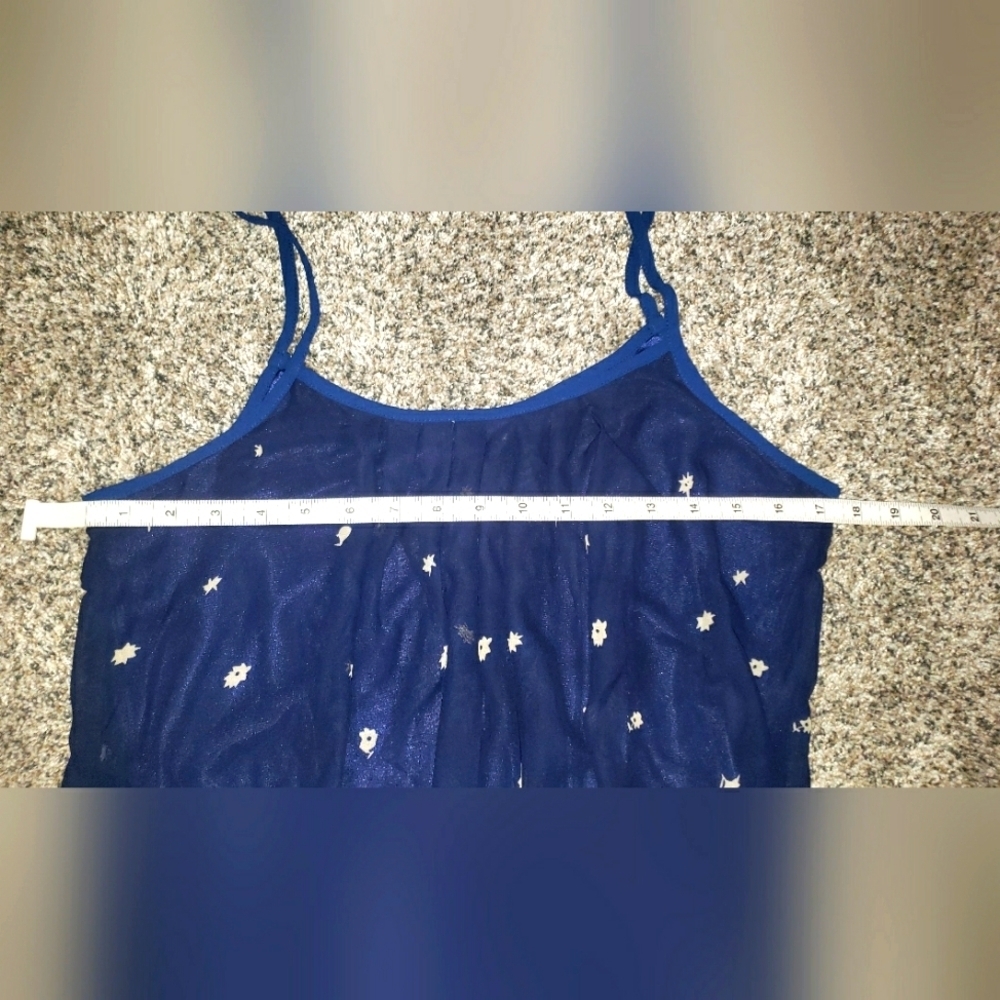 NWT Laksmi Navy Dress with Floral Accents - Picture 3 of 5